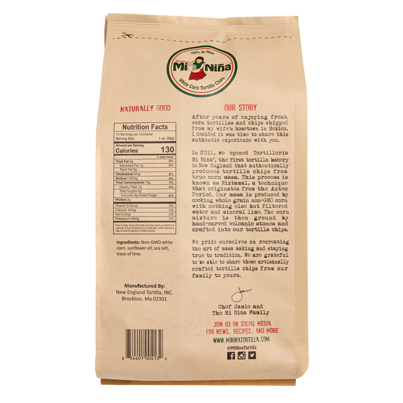 Mi Nina Tortilla Chips Sea Salt 12oz