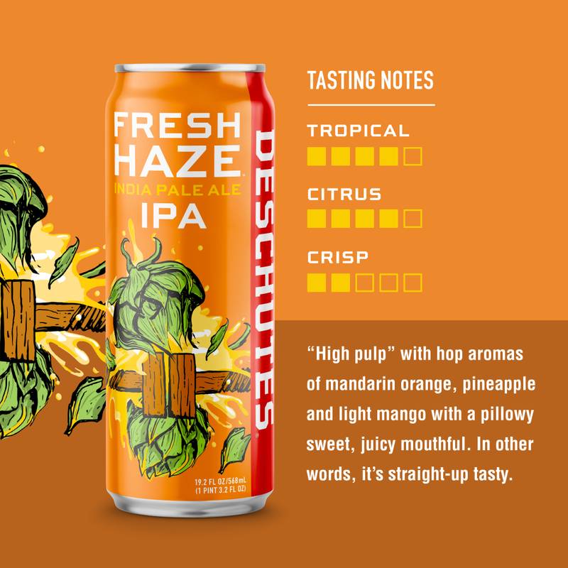 Deschutes Fresh Haze IPA 19.2oz Can