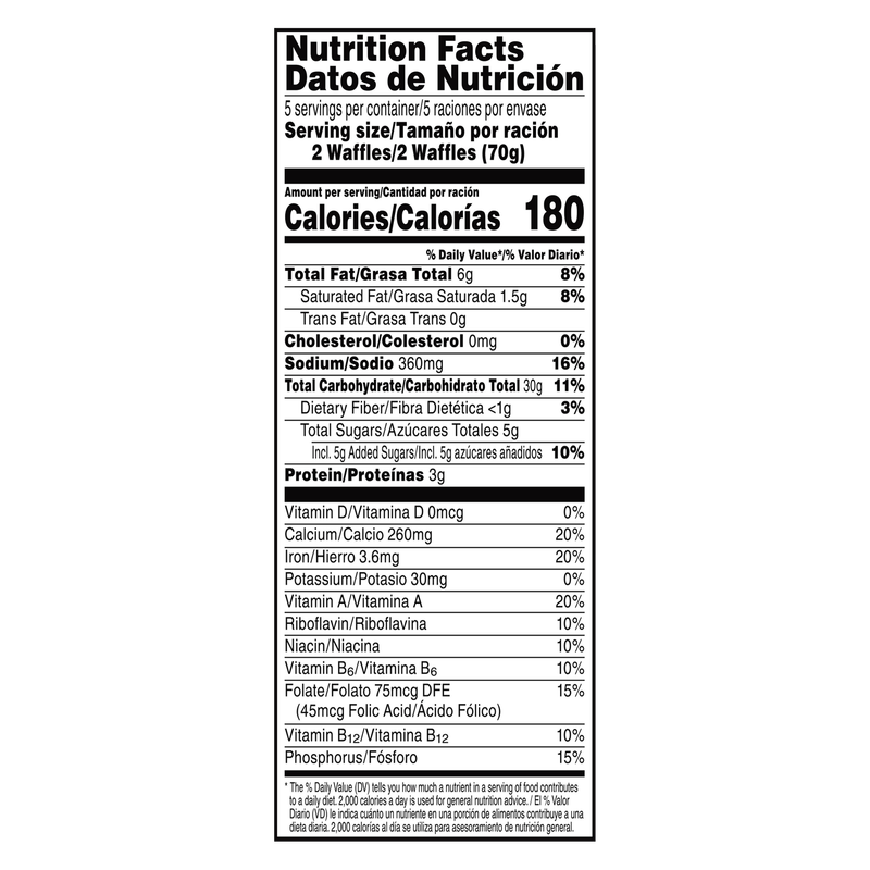 Kellogg's Eggo Blueberry Waffles 10ct