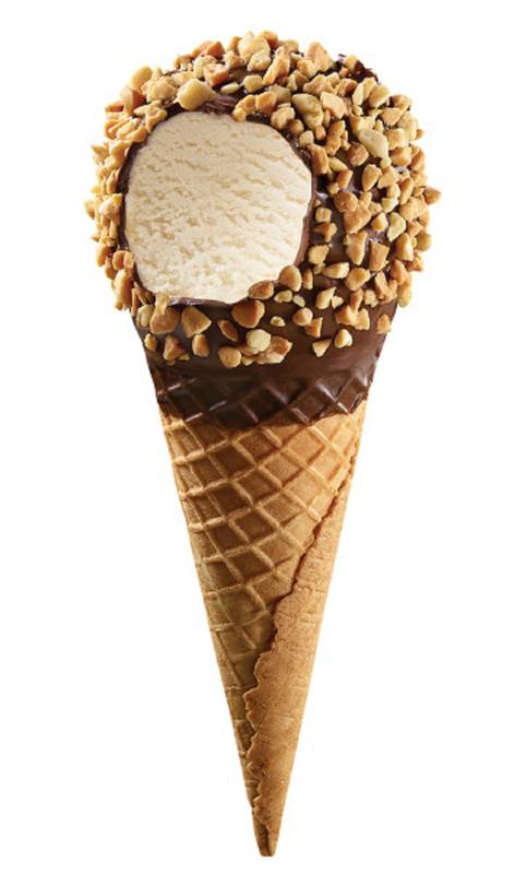 Blue Bunny Vanilla Reduced Fat Ice Cream Cone 1ct