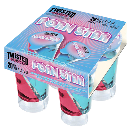 Twisted Shotz Razzle Dazzle 4pk 25ml