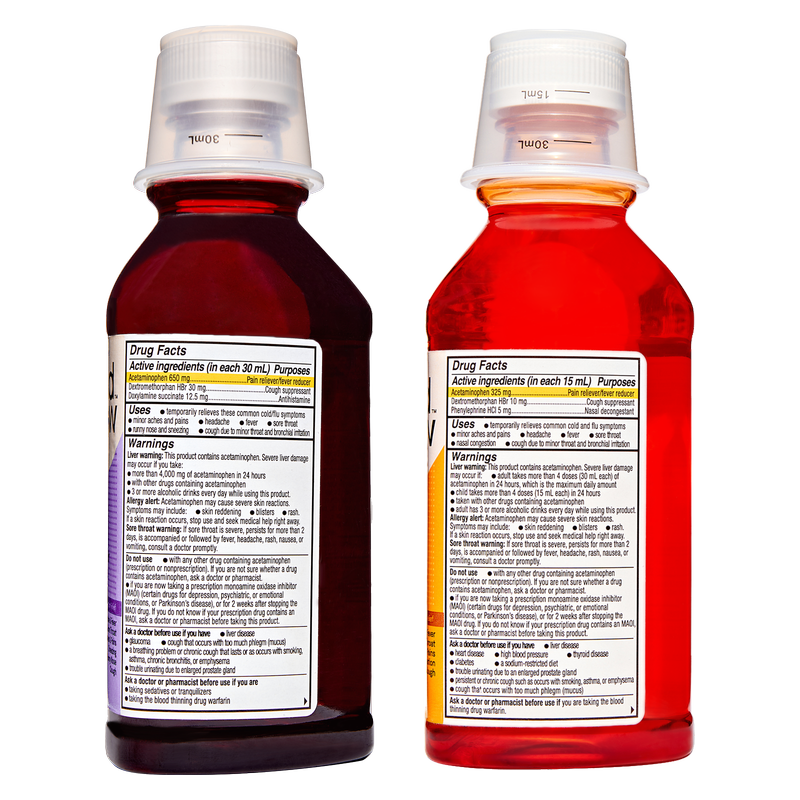 Goodnow Day & Night Cold + Flu Relief 2-12 fl oz