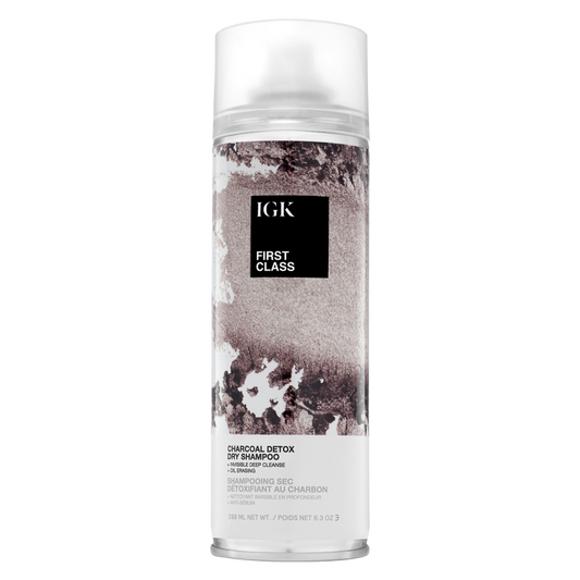 IGK Detox Dry Shampoo: FIRST CLASS with Charcoal  6.3oz