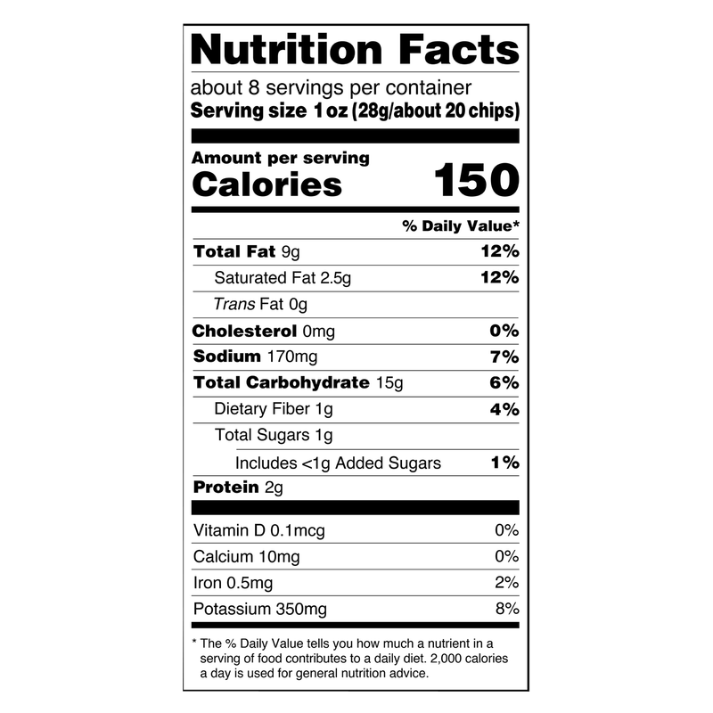 Utz Potato Chips Ripples Sour Cream & Onion 9.3oz