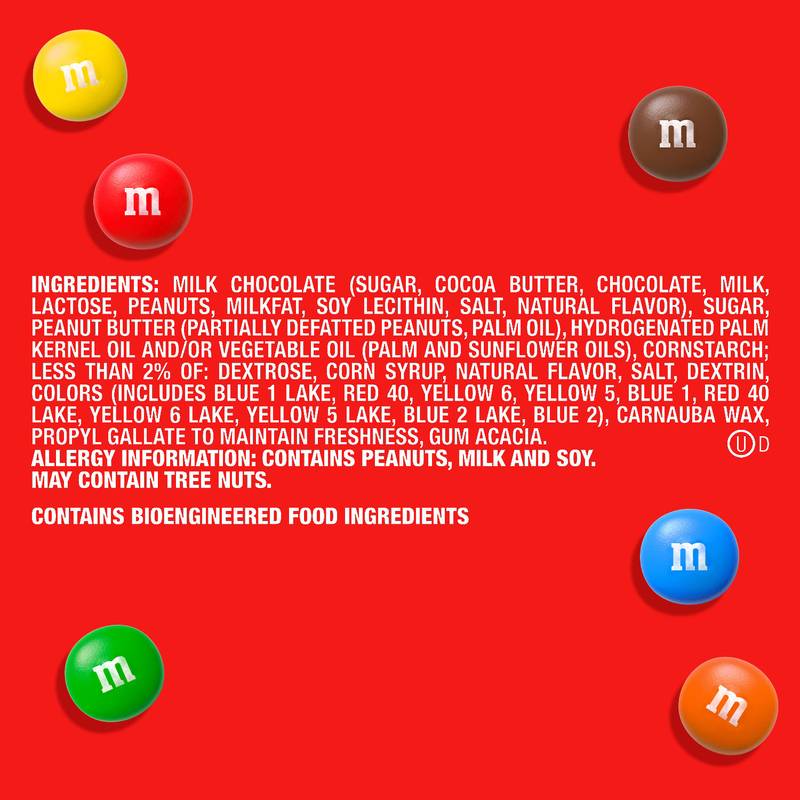 M&M's Peanut Butter Milk Chocolate Candies 9oz