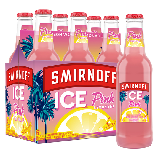 Smirnoff Ice Pink Lemonade 6pk 11.2oz Btl