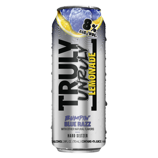 Truly Unruly Bumpin' Blue Razz Lemonade 24oz Can
