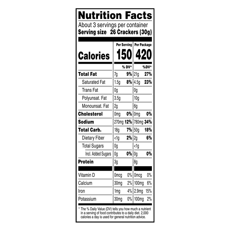 Cheez-It Extra Cheesy Snack Crackers 3oz