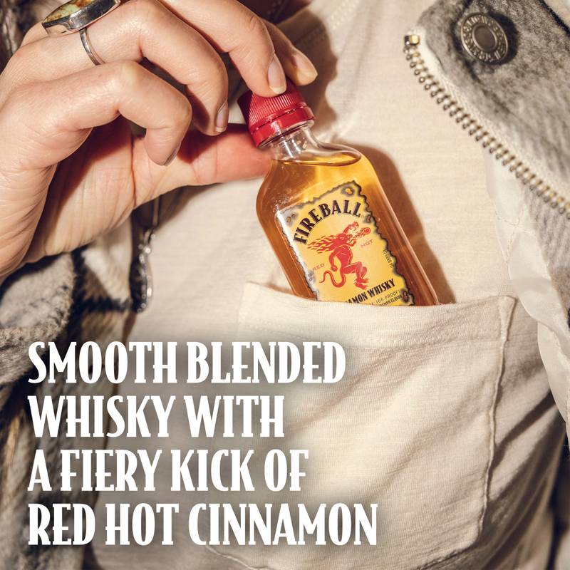 Fireball Hot Cinnamon Blended Whisky 750ml (66 proof)