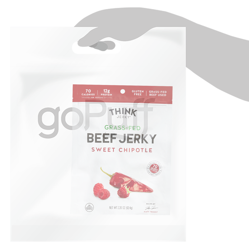 Think Jerky Sweet Chipotle Grassfed Beef Jerky 2.2oz