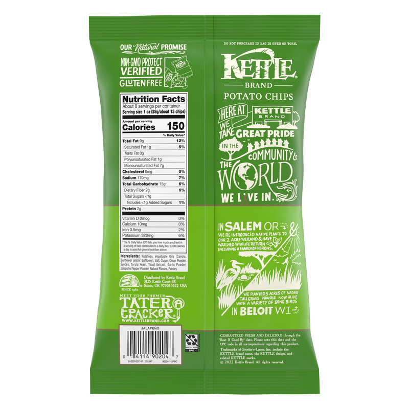 Kettle Brand Jalapeno Chips 7.5oz