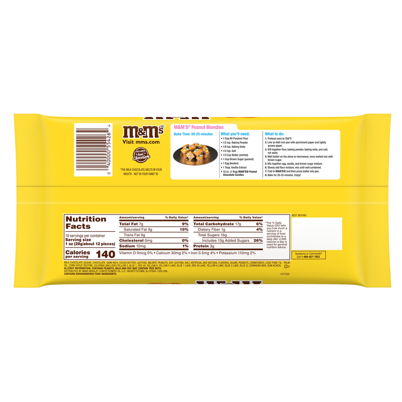 M&M’S Spring Peanut Milk Chocolate Candies 10oz