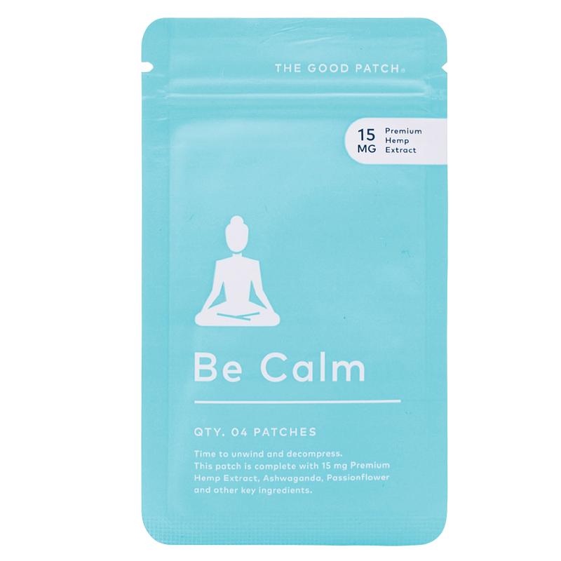 The Good Patch Be Calm Hemp Patch 4 Pack