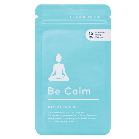 The Good Patch Be Calm Hemp Patch 4 Pack