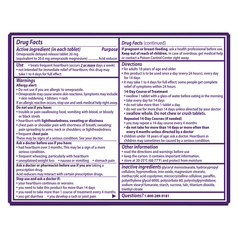 Prilosec OTC Tablets 14ct