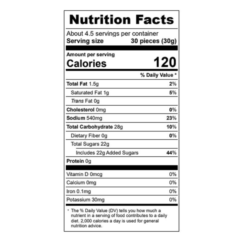 Kanpai Foodz Freeze Dried Candy Spicy Fruity, 5oz