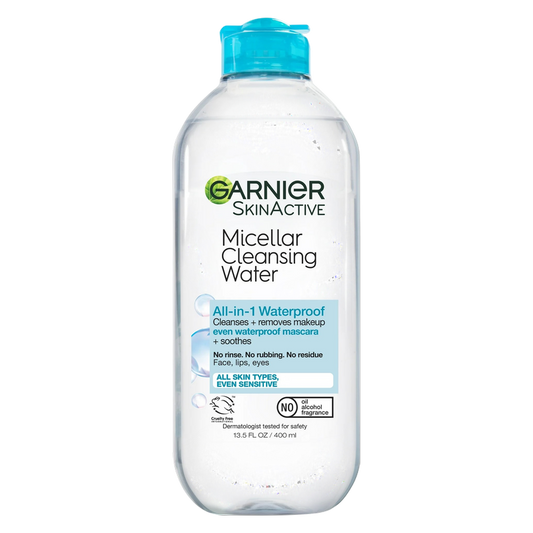 Garnier SkinActive Micellar Cleansing Water, For Waterproof Makeup 13.5 OZ