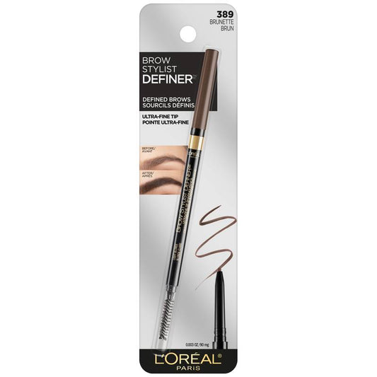 L'Oreal Brow Stylist Definer Eyebrow Mechanical Pencil, 389 Brunette