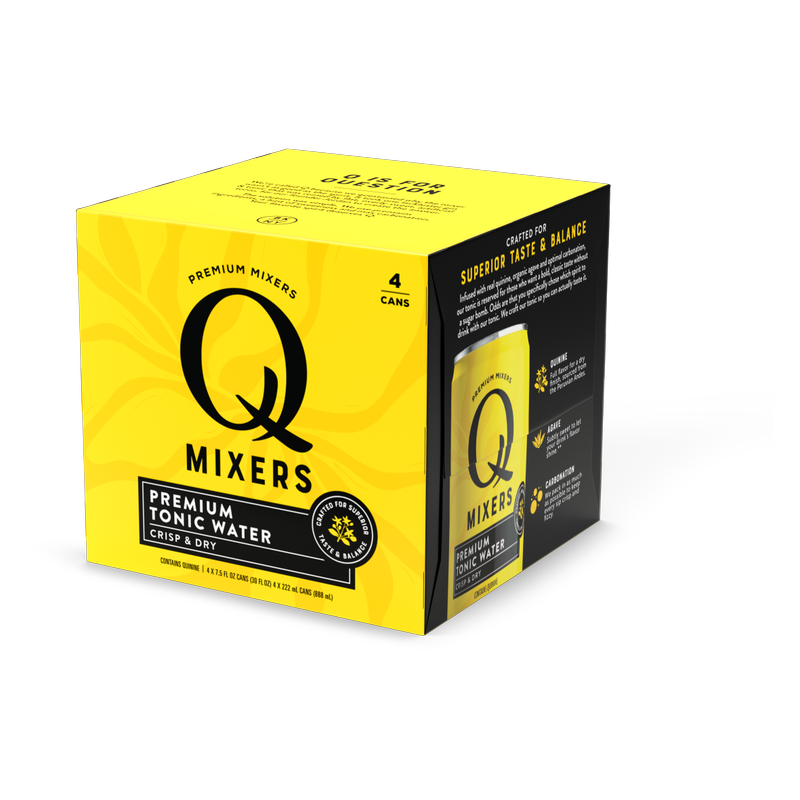 Q Mixers Tonic Water 4pk 7.5oz Can