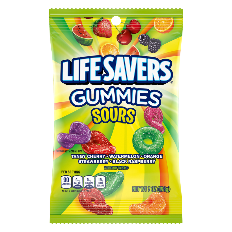 Life Savers Sours Gummies 7oz