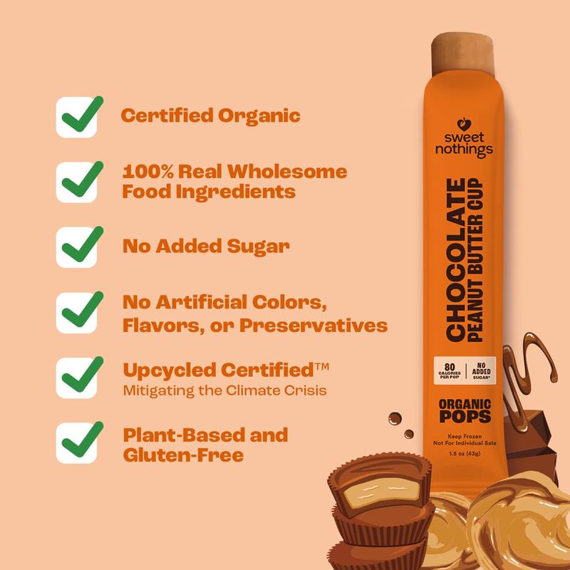 Sweet Nothings Chocolate Peanut Butter Cup Pops, 6ct