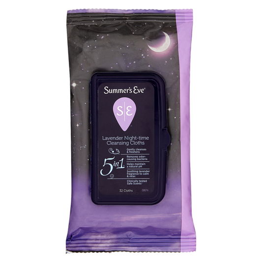 Summer's Eve Lavender Nighttime Cleansing Cloth 32ct