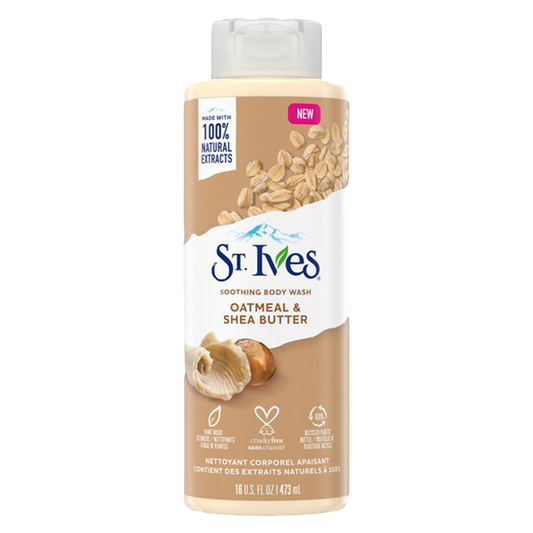 St. Ives Body Wash Oatmeal + Shea Butter 16oz