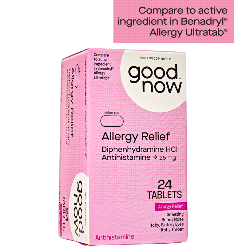 Goodnow Allergy Relief Diphenhydramine HCl 100 tablets