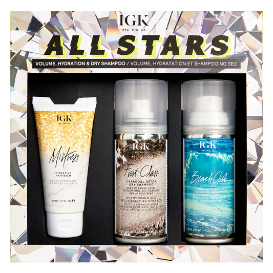 IGK ALL STARS SET: Volume, Hydration & Dry Shampoo