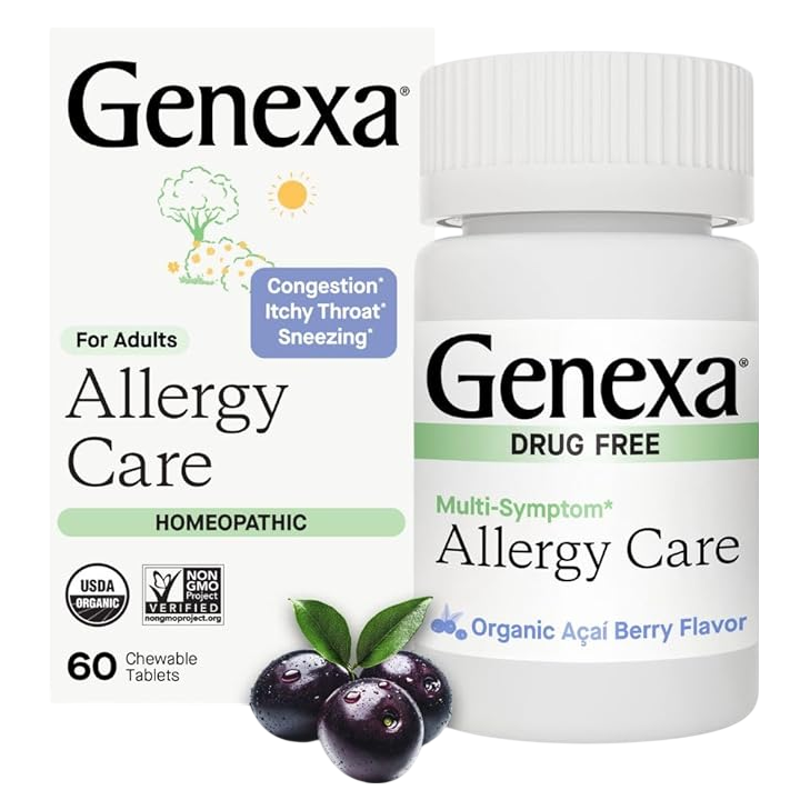 Genexa Allergy-D Organic Adult, 60 Tabs