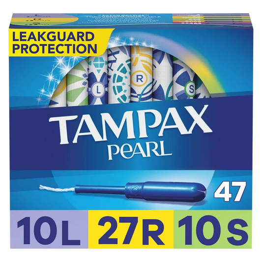 Tampax Pearl Multipack Light/Regular/Super 47ct