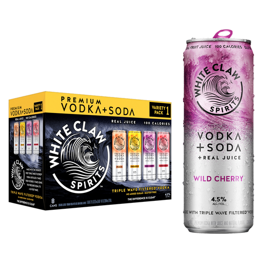 White Claw Vodka + Soda Variety 8pk 12oz Can 4.5% ABV