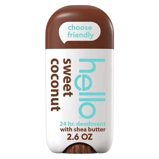 hello Sweet Coconut Deodorant with Shea Butter, 2.6oz