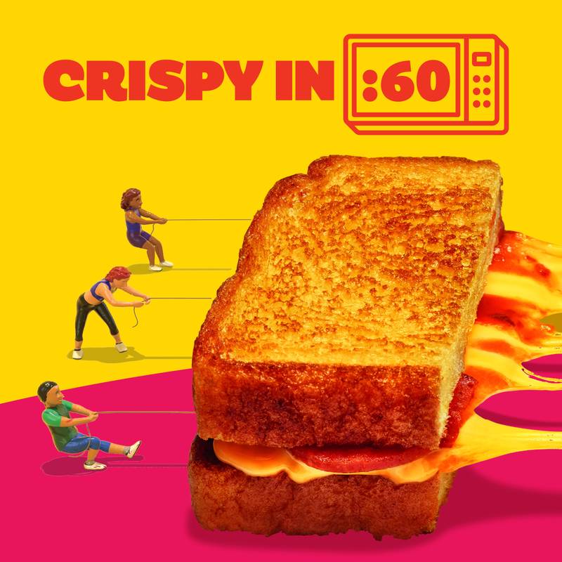 Lunchables Crispy Grilled Cheesies, Pepperoni Pizza Sandwich 2ct