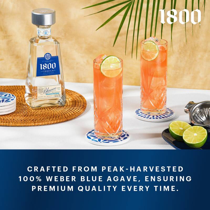 1800 Tequila Blanco 200ml (80 Proof)