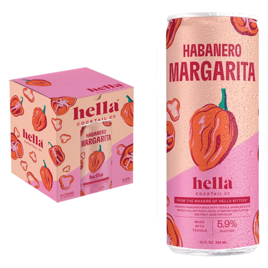 Hella Habanero Margarita 4pk 12oz Can 5.9% ABV