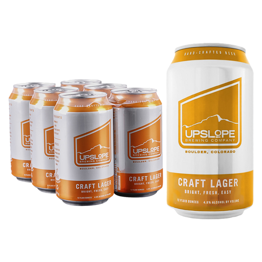 Upslope Craft Lager 6pk 12oz Can 4.8% ABV