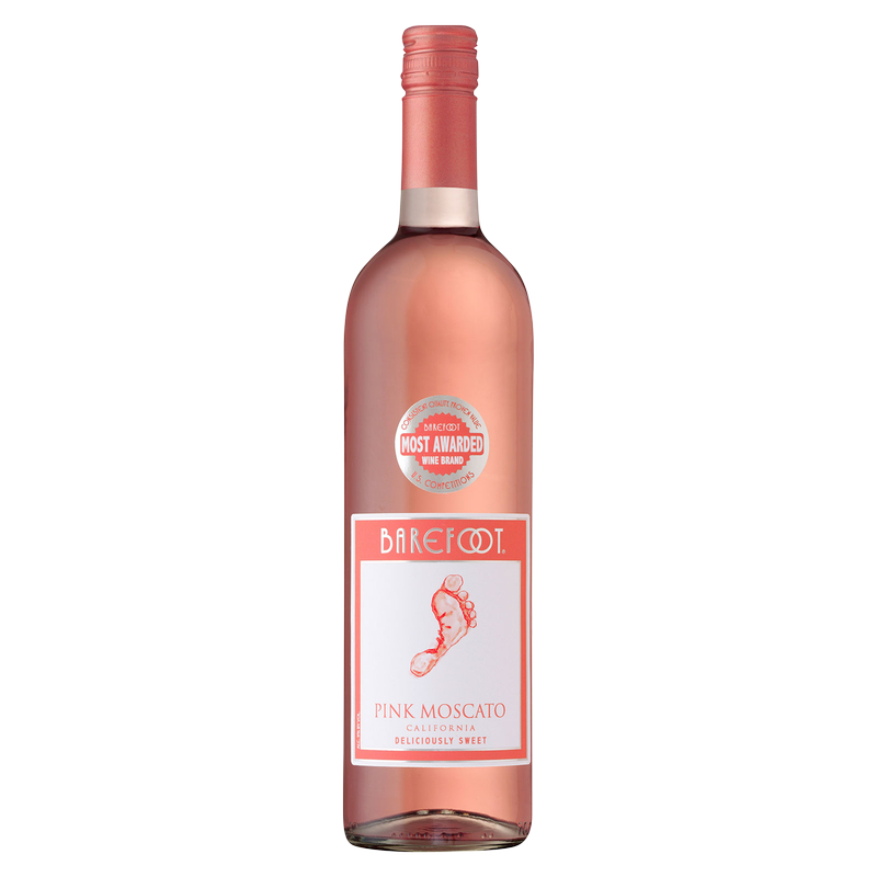 Barefoot Pink Moscato 750ml