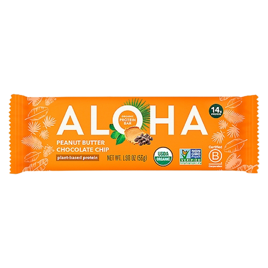 Aloha Peanut Butter Chocolate Chip Protein Bar 1.98oz