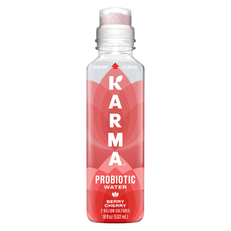 Karma Berry Cherry Probiotic Water 18oz Btl