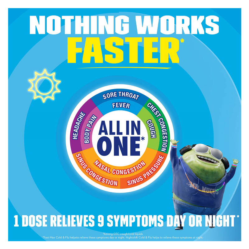 Mucinex Fast-Max All-In-One Cold & Flu Caplets 4ct