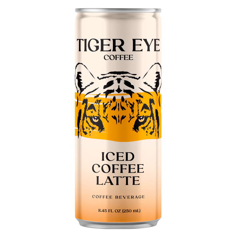 Tiger Eye Iced Coffee Latte 8.5oz Can