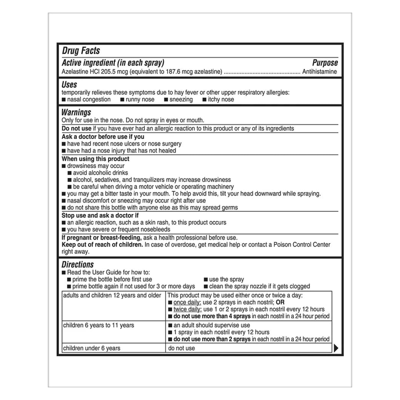 Astepro Adult Single Pack 120 Dose