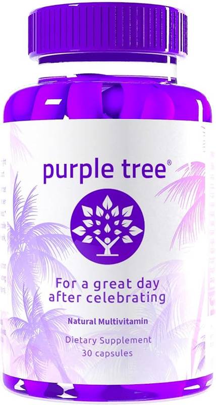 Purple Tree Post-Celebration Wellness Vitamins - Bottle (30 pills)
