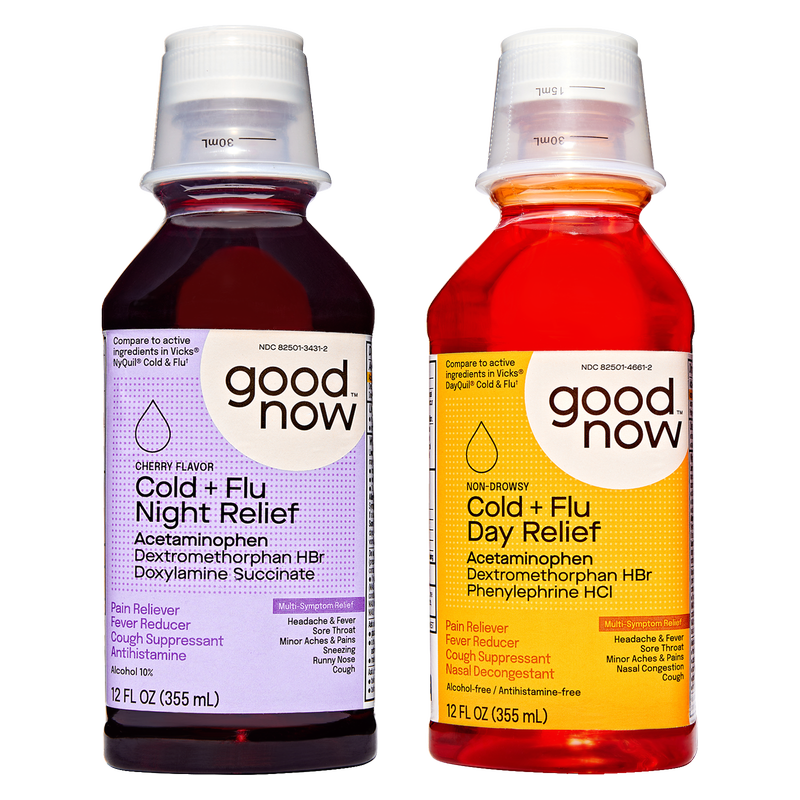 Goodnow Day & Night Cold + Flu Relief 2-12 fl oz