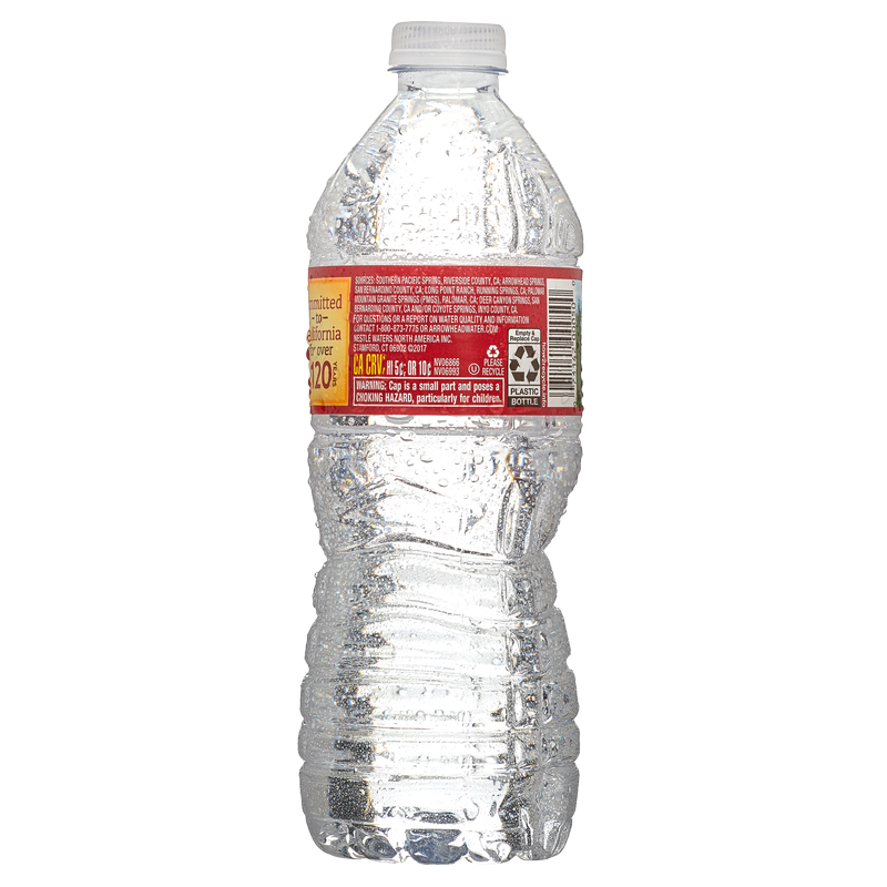 Arrowhead Spring Water 6pk 0.5L Btl
