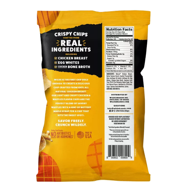 WILDE Chicken & Waffles Protein Chips, 1.34oz