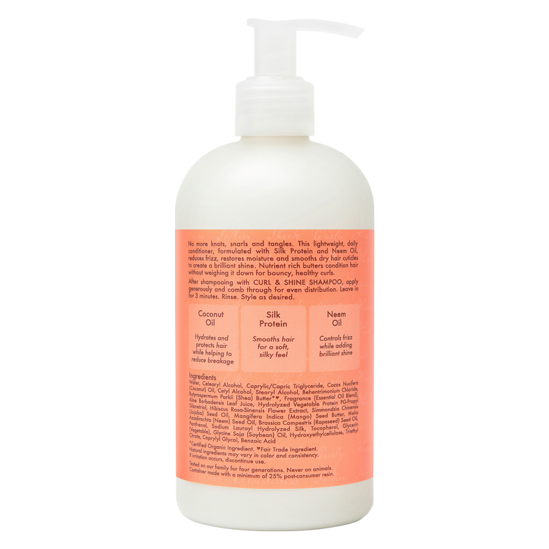 SheaMoisture Curl & Shine Conditioner Coconut & Hibiscus 13oz