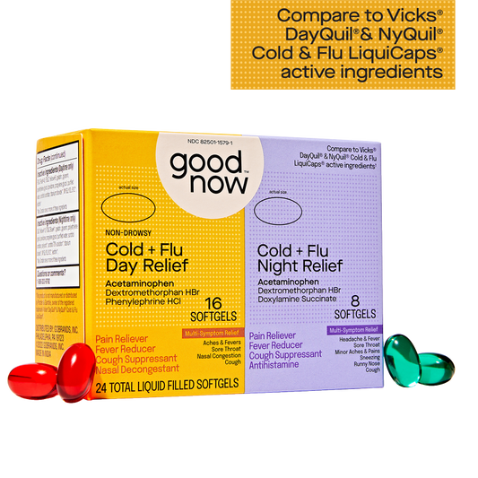 Goodnow Day & Night Cold + Flu Relief 24 softgels