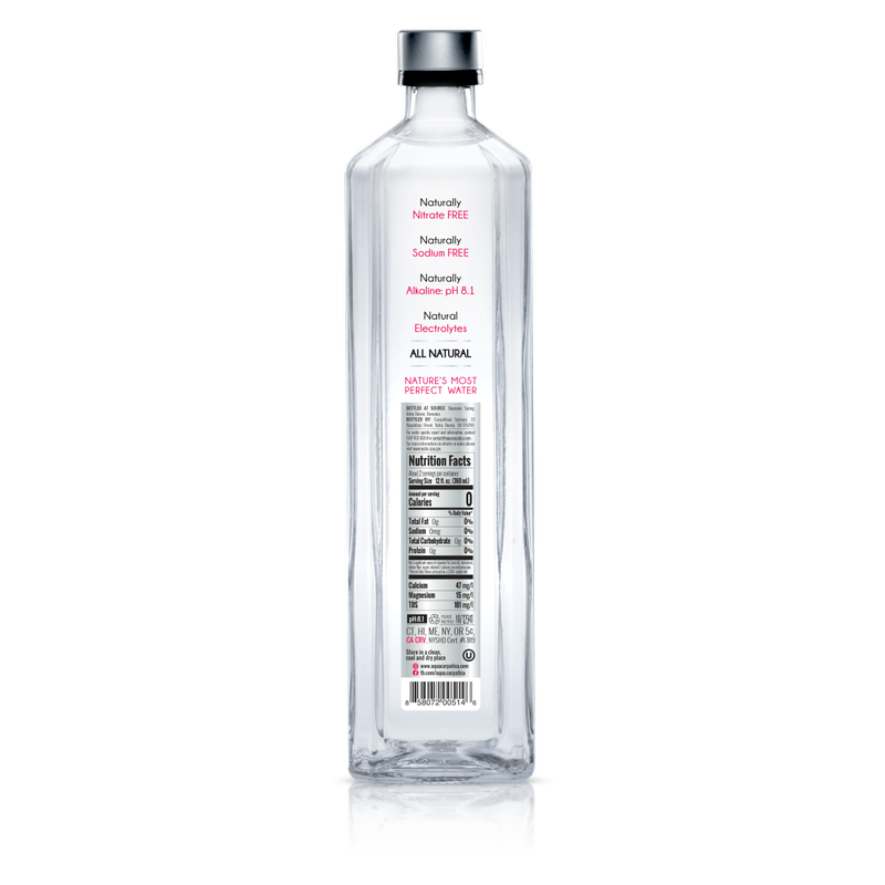 Aqua Carpatica Natural Spring Water 25.24oz Glass Bottle